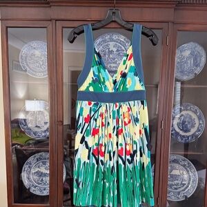 BCBGMaxAzria Multi-Color Floral Print Mini Dress